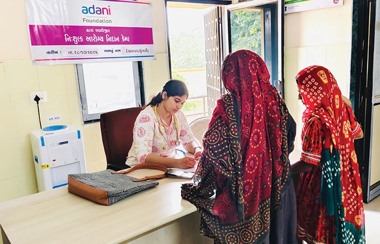 Adani Foundation health camp / doctor consultation