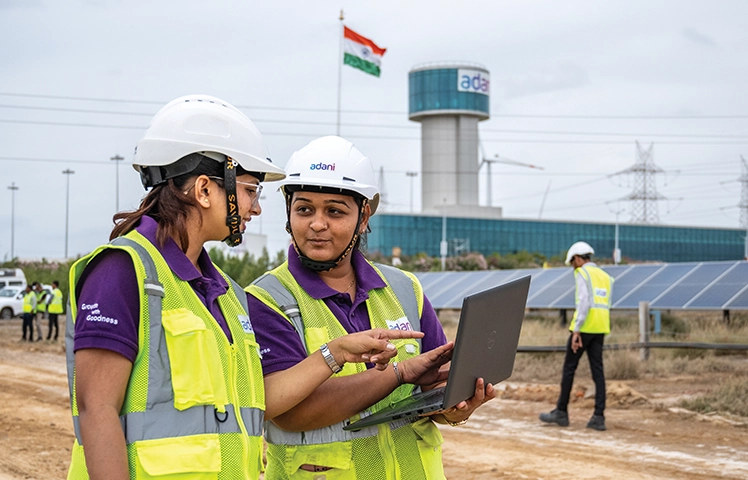 AGEL site team at the plant