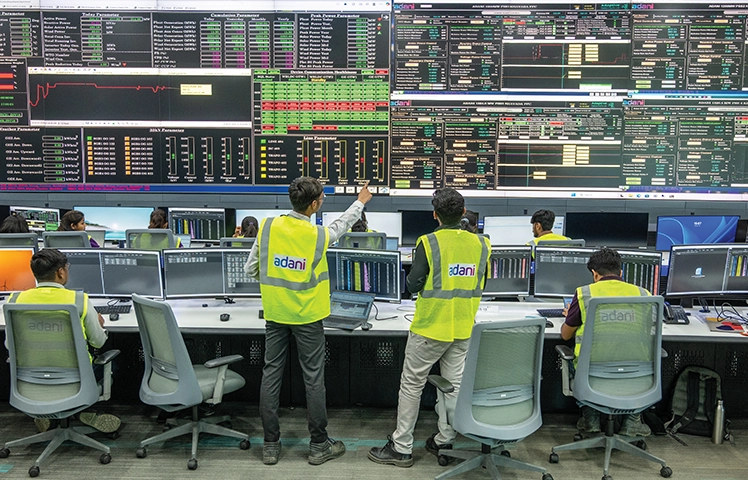 Energy Network Operating Centre, Khavda, Gujarat - control room