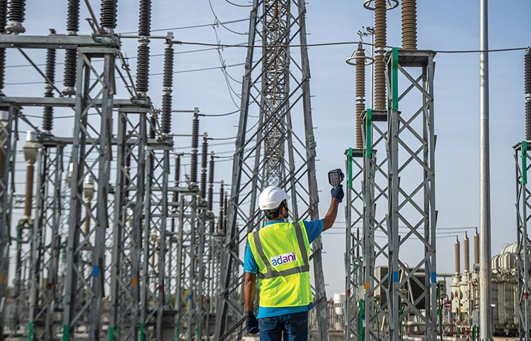Technician at a substation, Bhimsar, Rajasthan